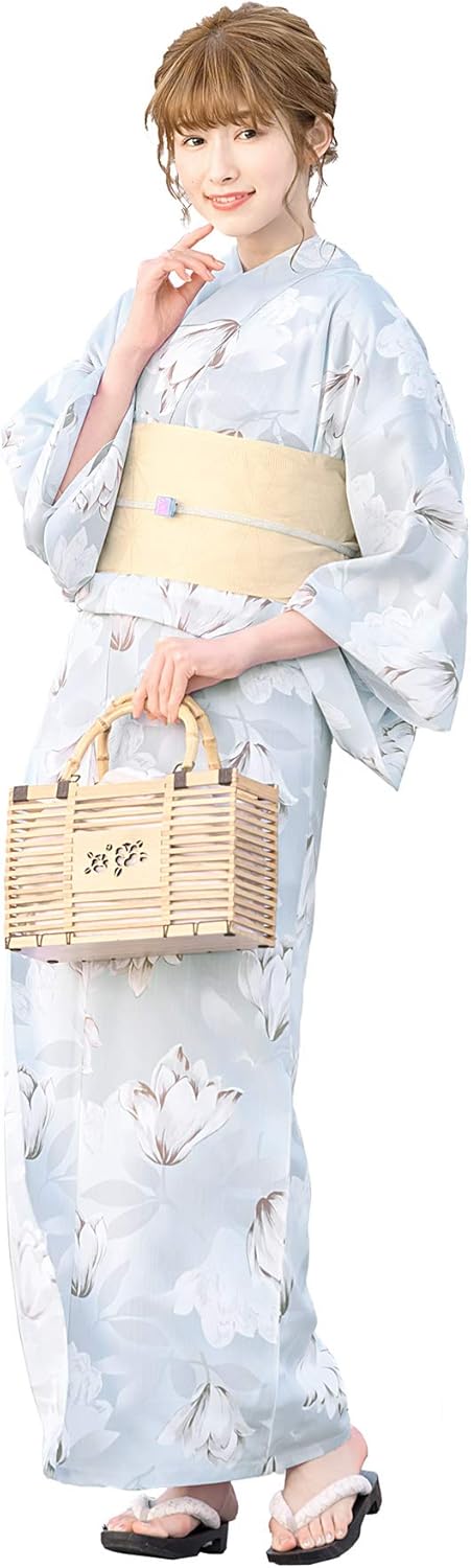 二部式浴衣 セパレート浴衣 3点set えんじ色の菊散らし Y5-18-2 二部式